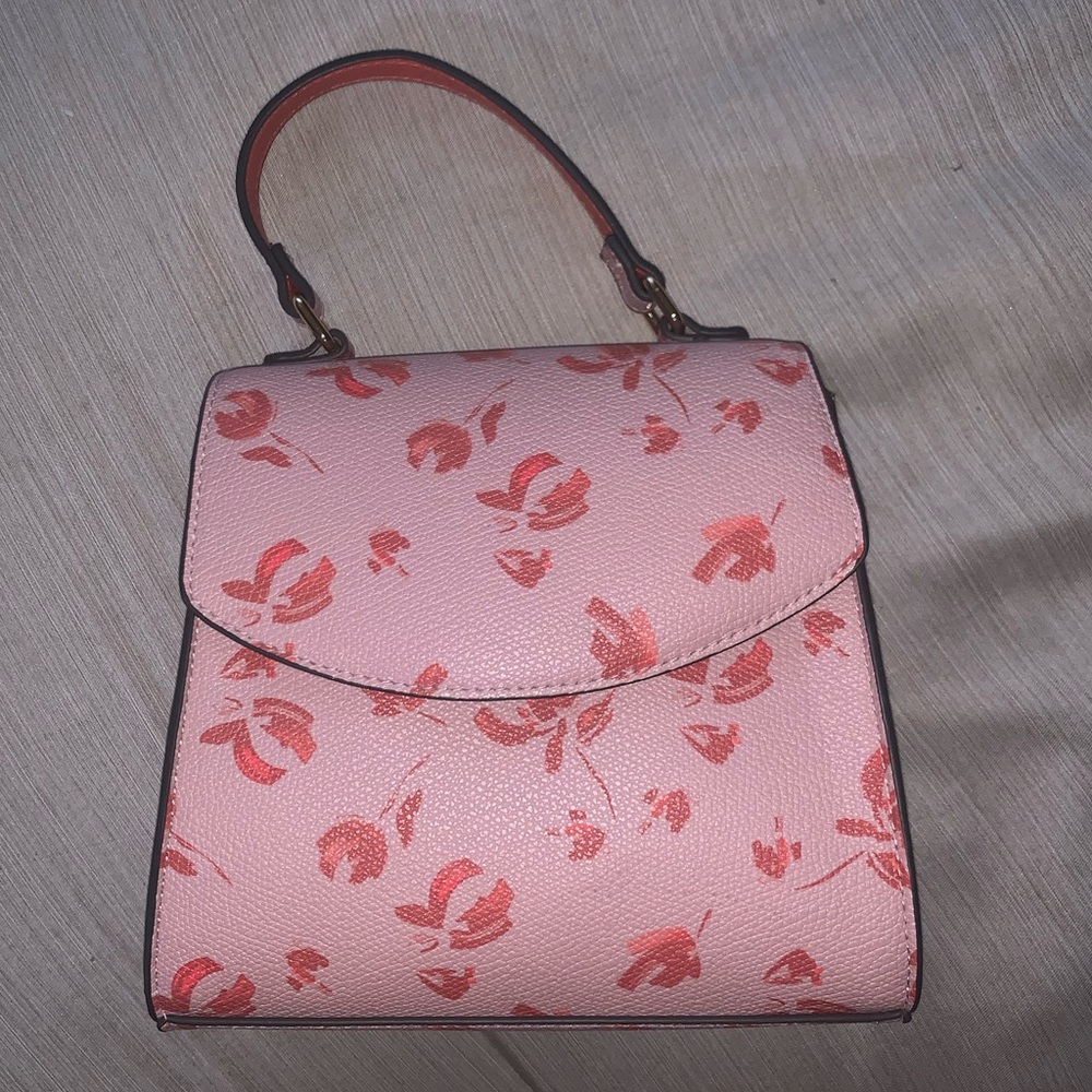 A New Day Pink Floral Mini Satchel Crossbody - Picture 2 of 10